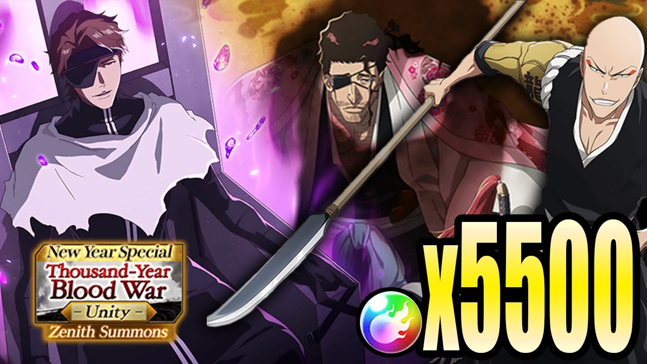 Bleach Brave Souls: TYBW: Zenith Summons - Unity - 5500 Orbs