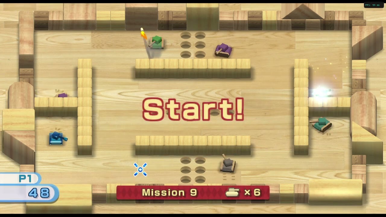 Wii Tanks but it's considerably more difficult