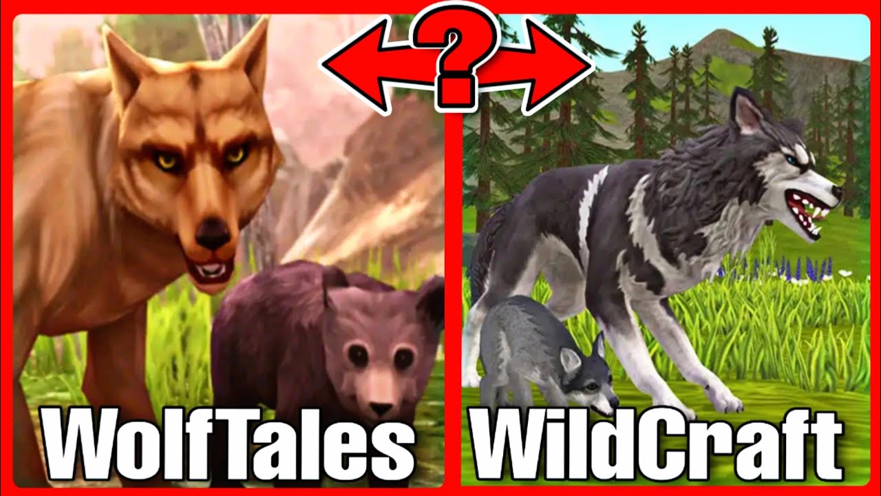 СРАВНЕНИЕ WildCraft и WolfTales // Плюсы и минусы двух игр