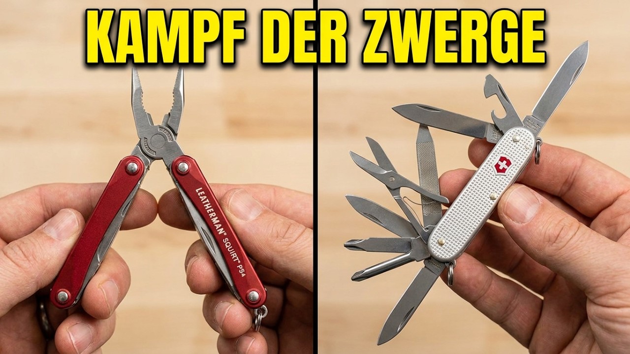 Leatherman Squirt PS4 & Victorinox MiniChamp Alox | EDC Gear Multitool