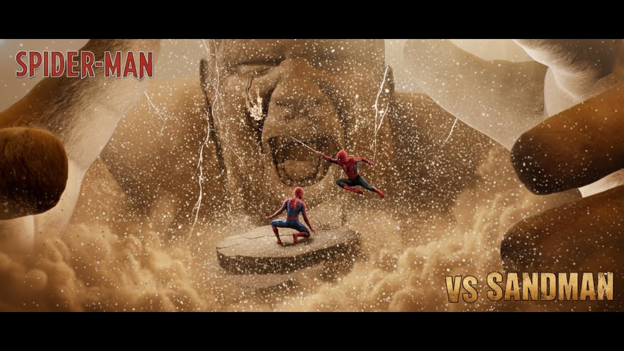 Spiderman vs Sandman Epic Fight