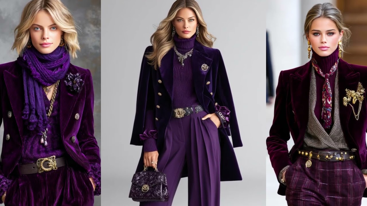 Зимняя коллекция Ralph Lauren 2026 | Сливовый, оливковый и шоколадно-коричневый: цветовые сочетан...