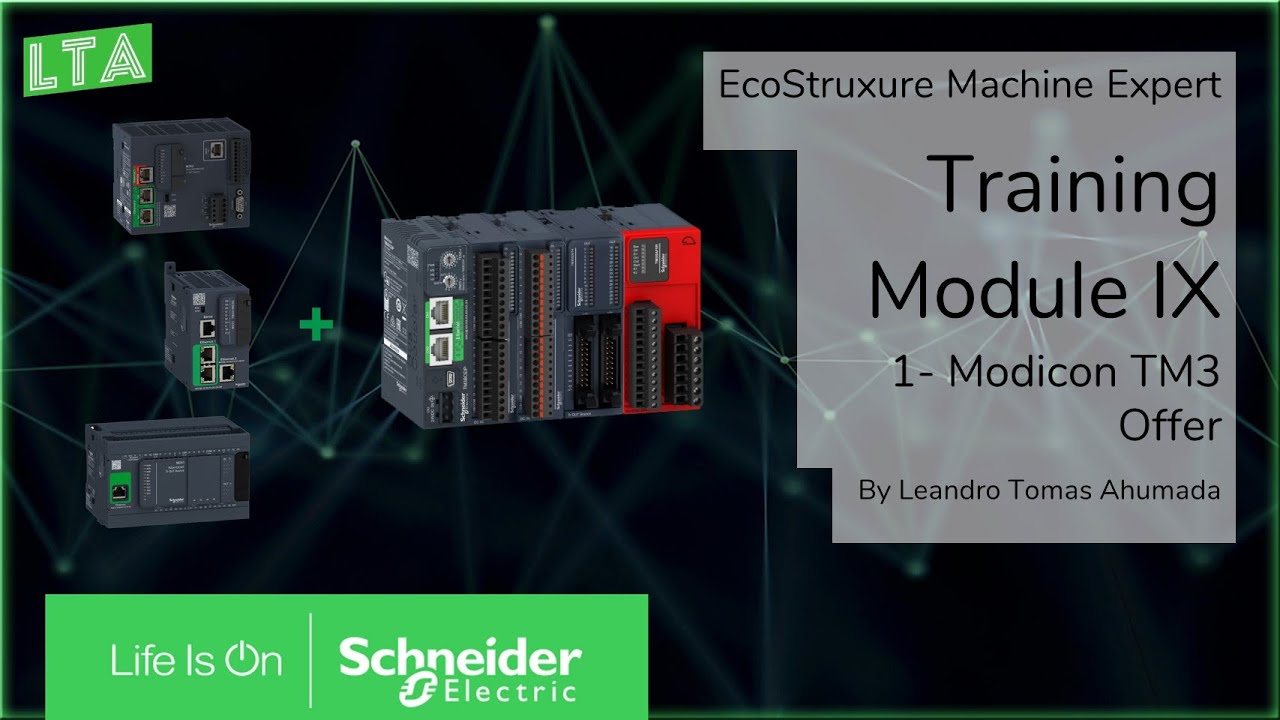 EcoStruxure Machine Expert Training - M9.1 Modicon TM3 Modules Offer