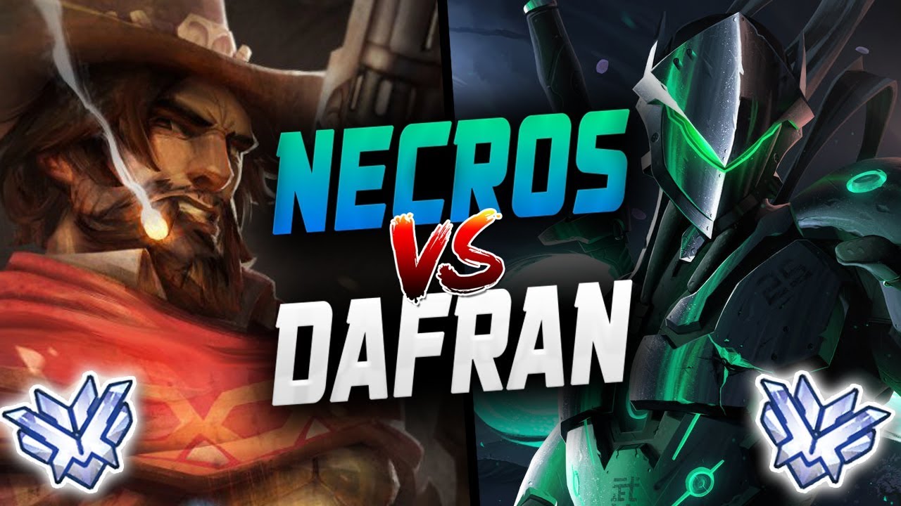 NECROS GENJI GOD VS DAFRAN INSANE MCCREE | HANZO ! [ OVERWATCH SEASON 16 TOP 500 ]