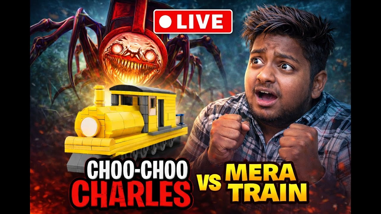 Choo Choo Charles LIVE | Aaj Bach Payenge Ya Nahi?Choo Choo Charles LIVE Gameplay 🔴