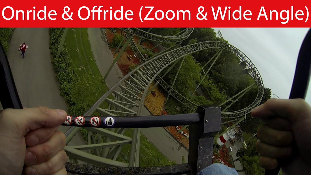 Hansa-Park - Fluch von Novgorod - Onride & Offride (Erste Reihe / Front Row POV)