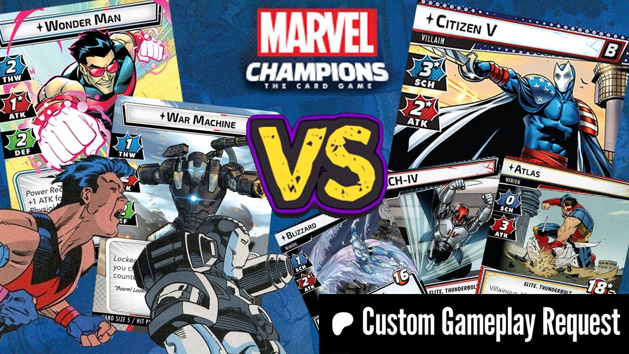 Wonder Man & War Machine vs THUNDERBOLTS (Expert) | Marvel Champions 2 Handed Playthrough