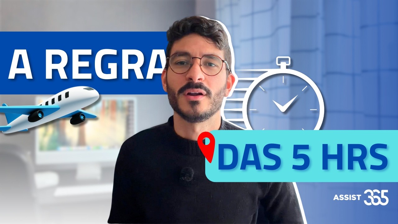 Você Está Viajando ERRADO! Conheça a Regra das 5 Horas ✈️