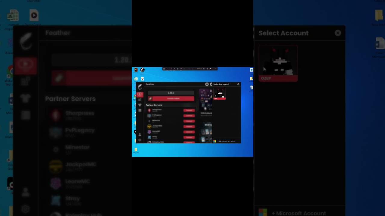 How to play in feather client for 1.20.1