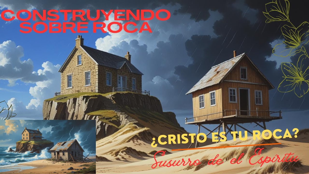 Los Dos Cimientos 🏠🏠⛈️  ¿Dónde esta tú cimiento? 🏘️Cristo es la Roca ✝️