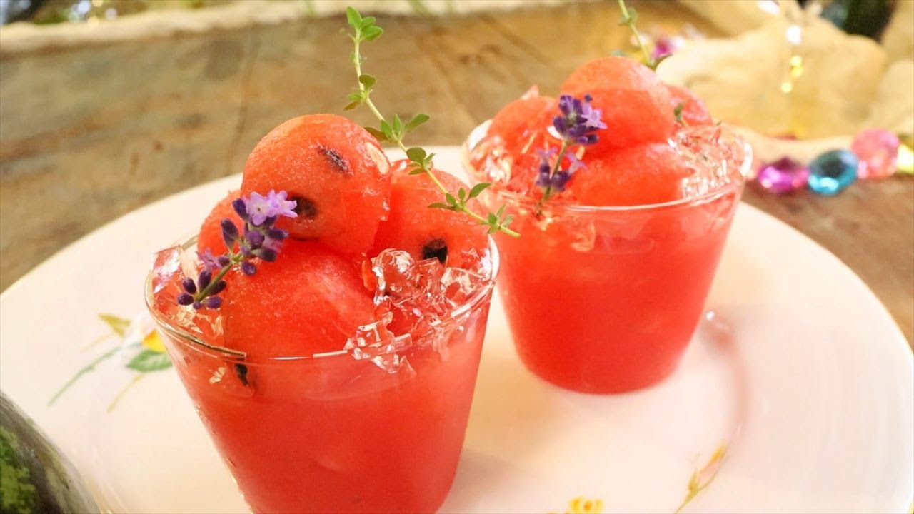 すいかゼリーの作り方・レシピ How to make Jelly of Water Melon｜Coris cooking