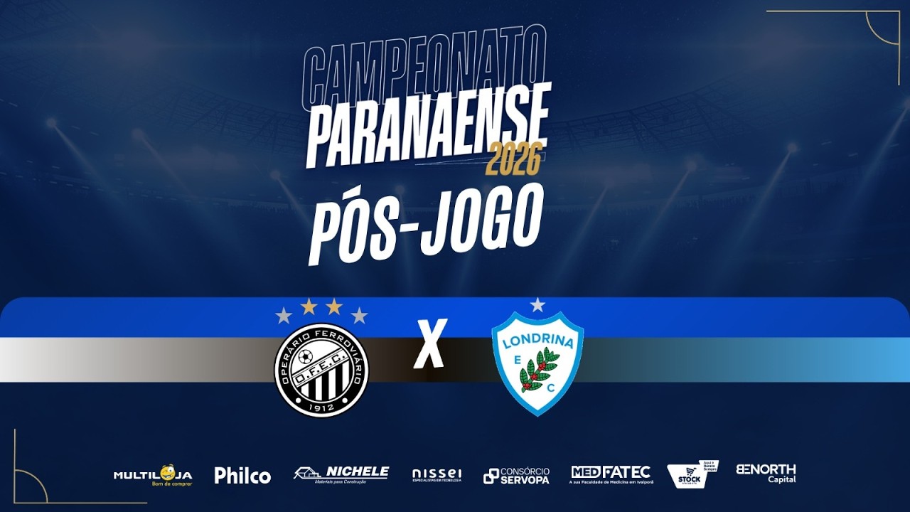 Pós-Jogo OPERARIO X LONDRINA l Campeonato Paranaense 2026 l Ric RECORD Paraná