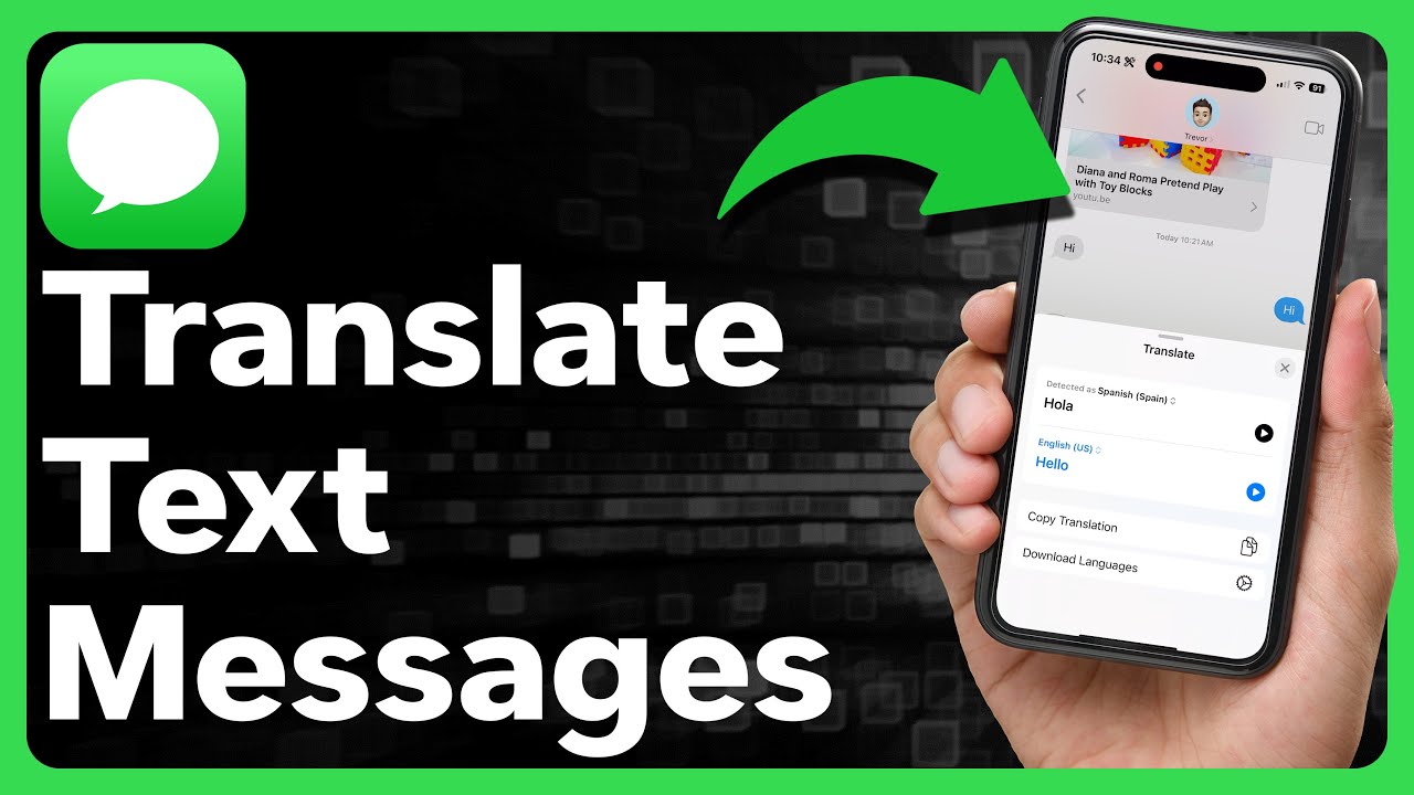 Как переводить текстовые сообщения на iPhone
