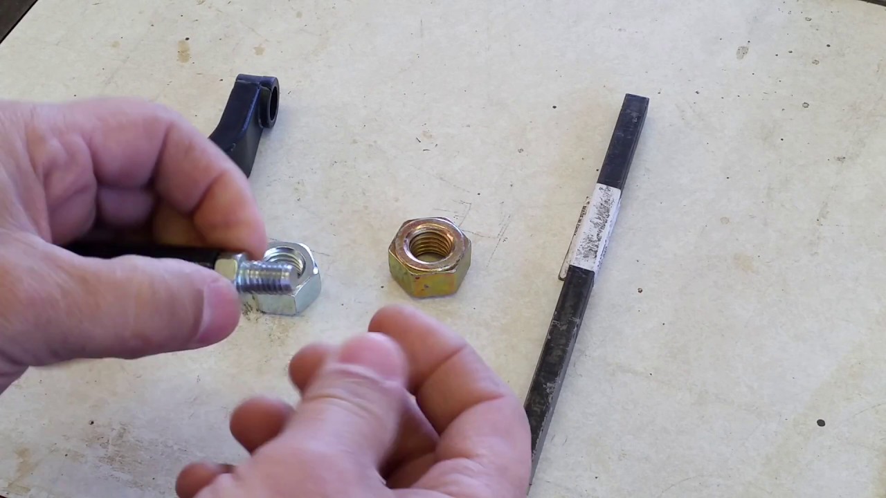 How to build a replacement crank handle for a drill press table