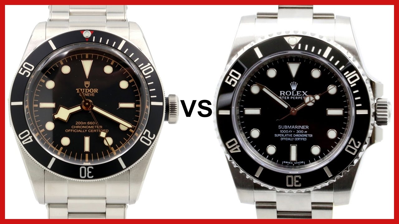 ▶ TUDOR 2016 Heritage Black Bay vs. ROLEX Submariner - COMPARISON