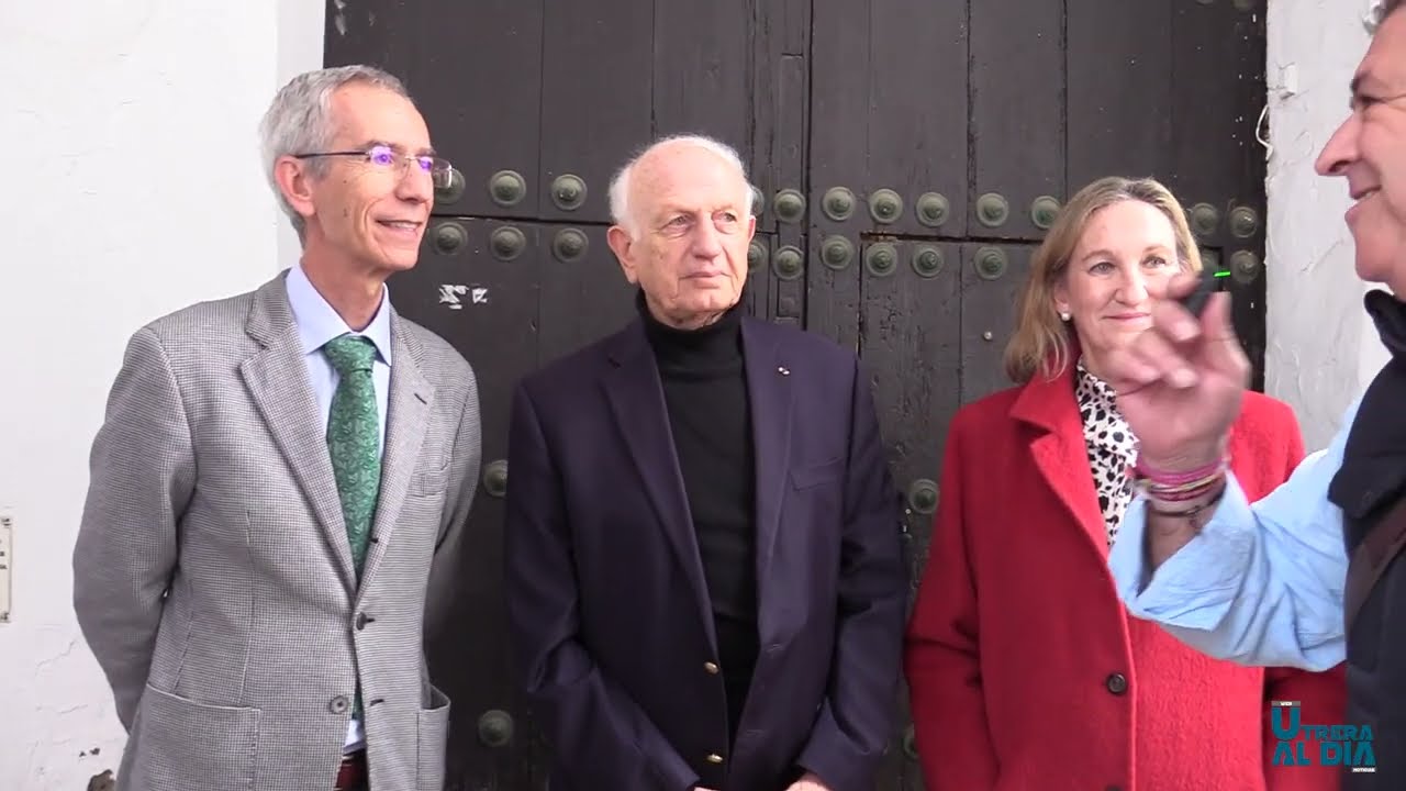 André Azoulay y Zvia Peres visitan la Sinagoga de Utrera