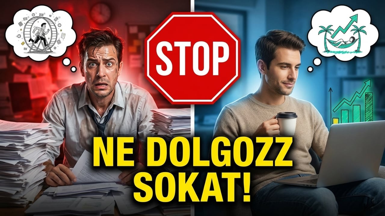 Miért nem leszel gazdag, ha állandóan 
