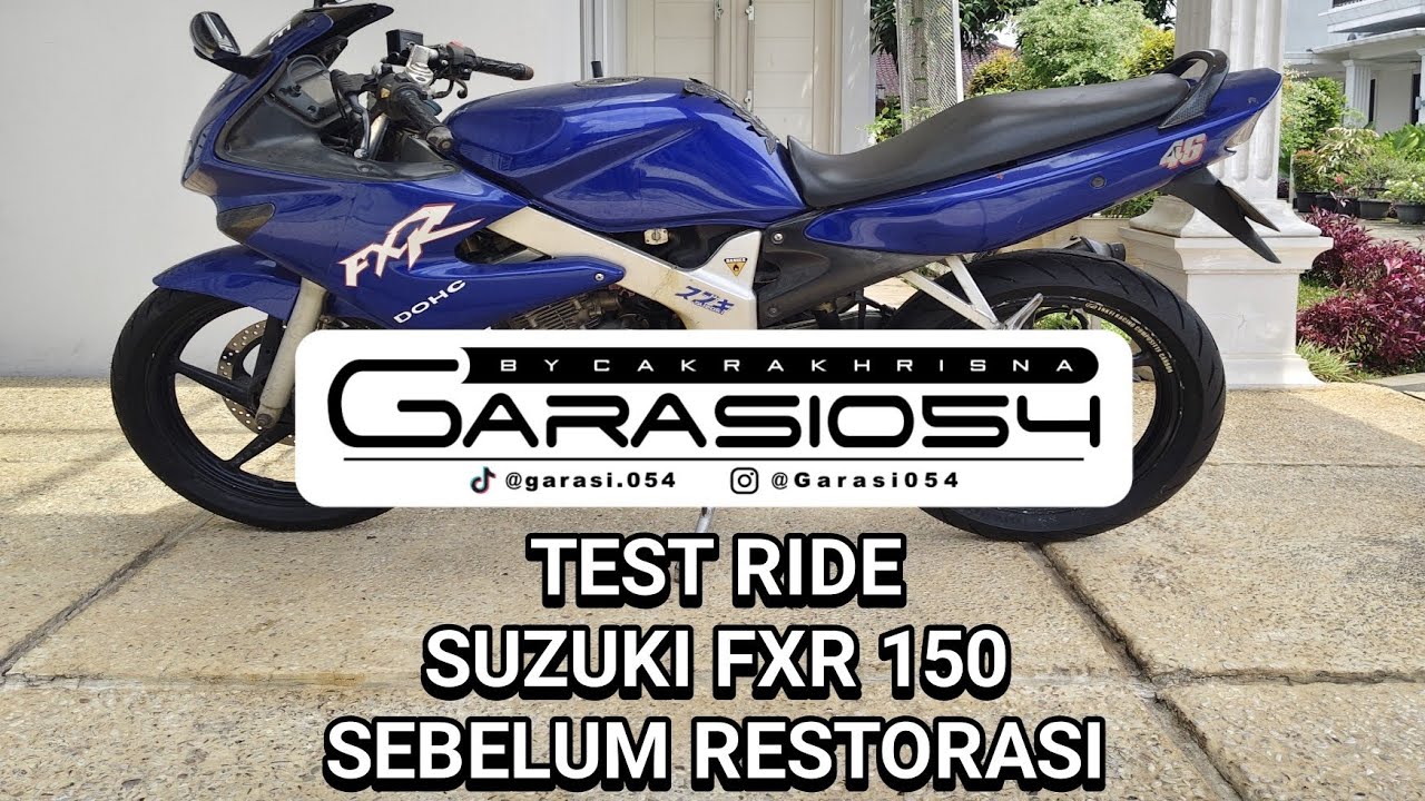 Test Ride Suzuki FXR 150 sebelum Restorasi