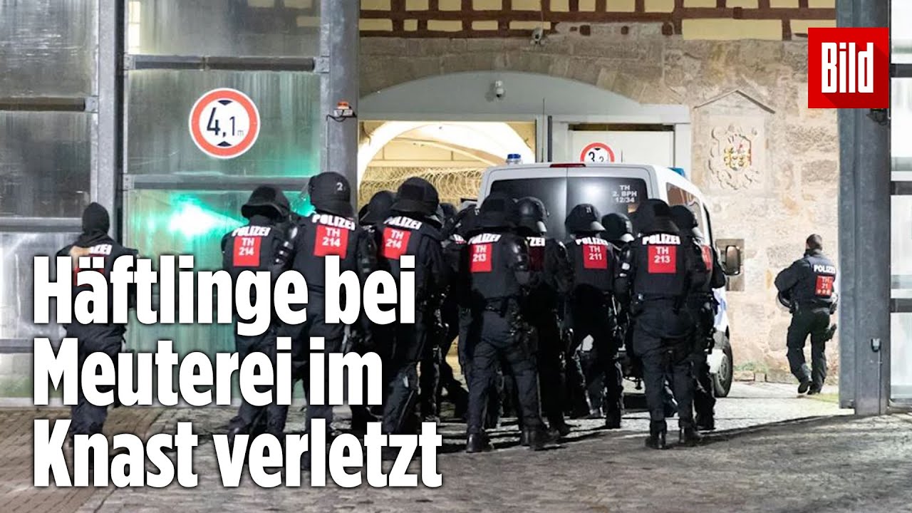 Gefängnismeuterei: Polizei stürmt Knast in Thüringen | JVA Untermaßfeld