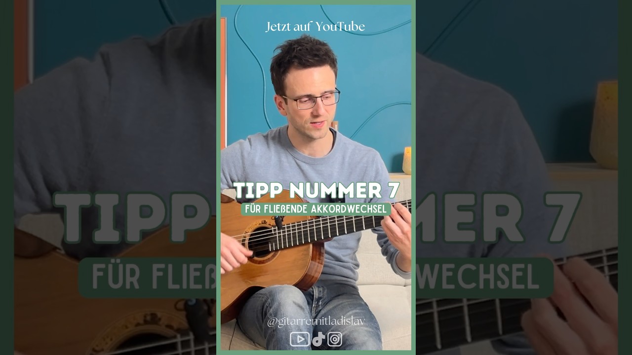 Nutze die Zeit im Takt, um Akkorde fl&uuml;ssig zu wechseln! 🕒 #Gitarrentutorial #timing