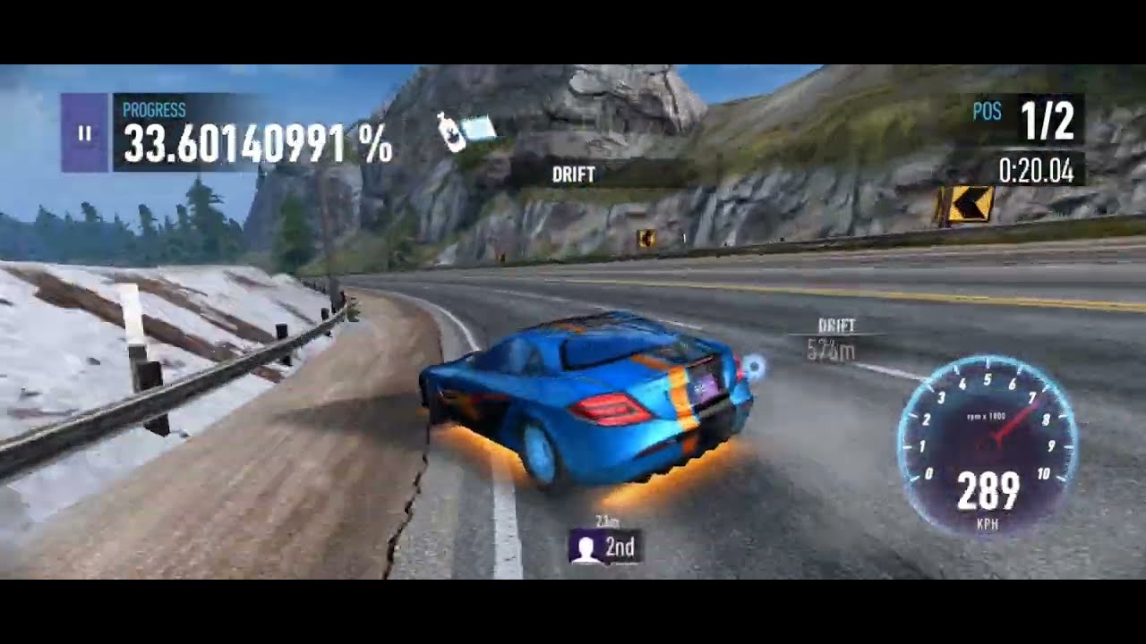 ⚡│Underground Rivals│90 Degree Sideway Drift Mercedes-Benz SLR McLAREN 722│Blackridge Park Chase