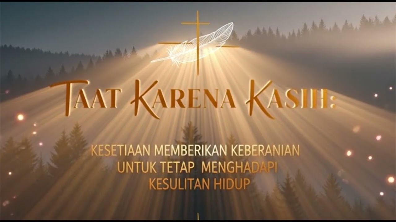 KESETIAAN MEMBERIKAN KEBERANIAN UNTUK TETAP TAAT MENGHADAPI KESULITAN HIDUP