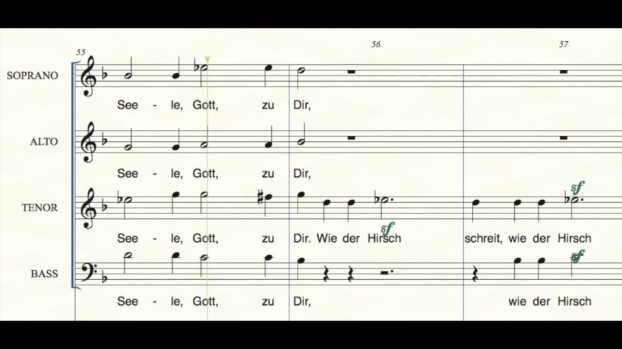 Mendelssohn Psalm 42—Mvt  1—Alto Only