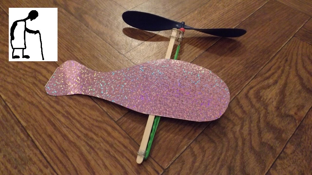 ROG Rubber Band Powered Helicopter