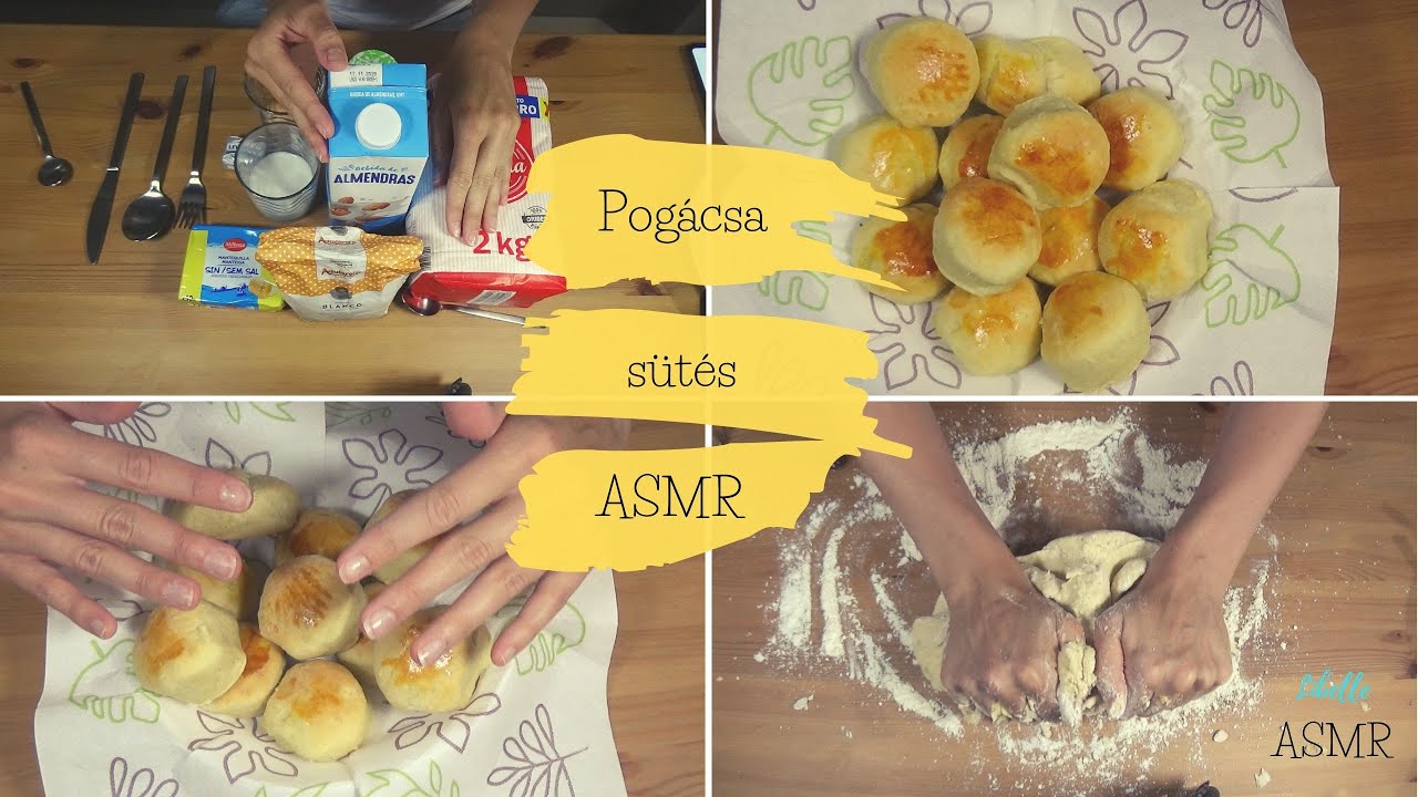 Magyar ASMR~Pogácsa sütés (háttérzajjal)~