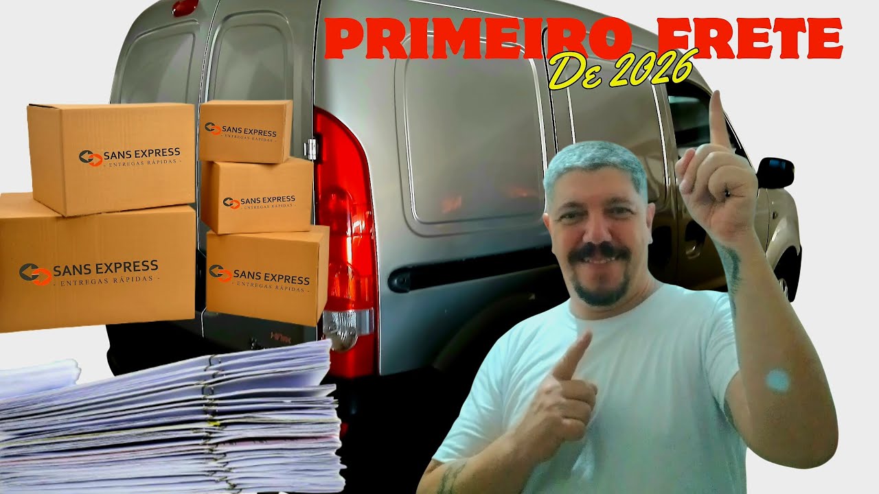PRIMEIRO FRETE DE 2026, PELO FRETEBRAS ENTREGAS EM TRÊS CIDADES❗️