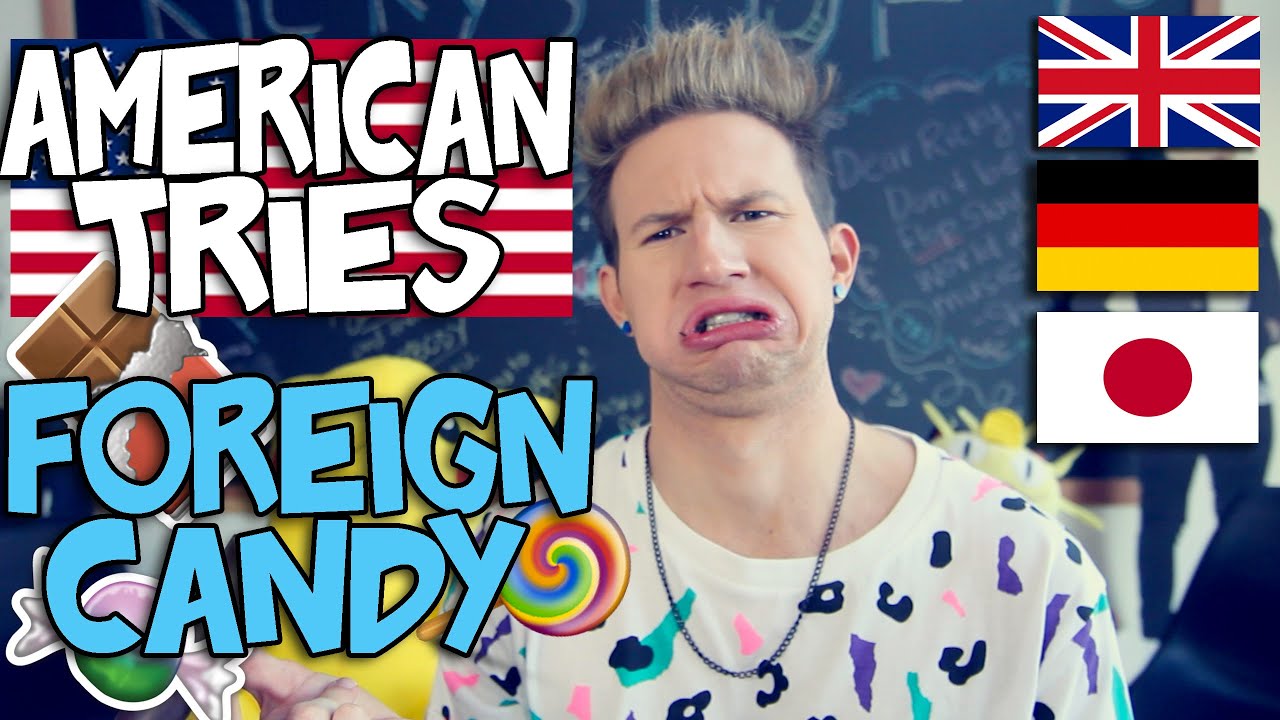 AMERICAN TRIES FOREIGN CANDY