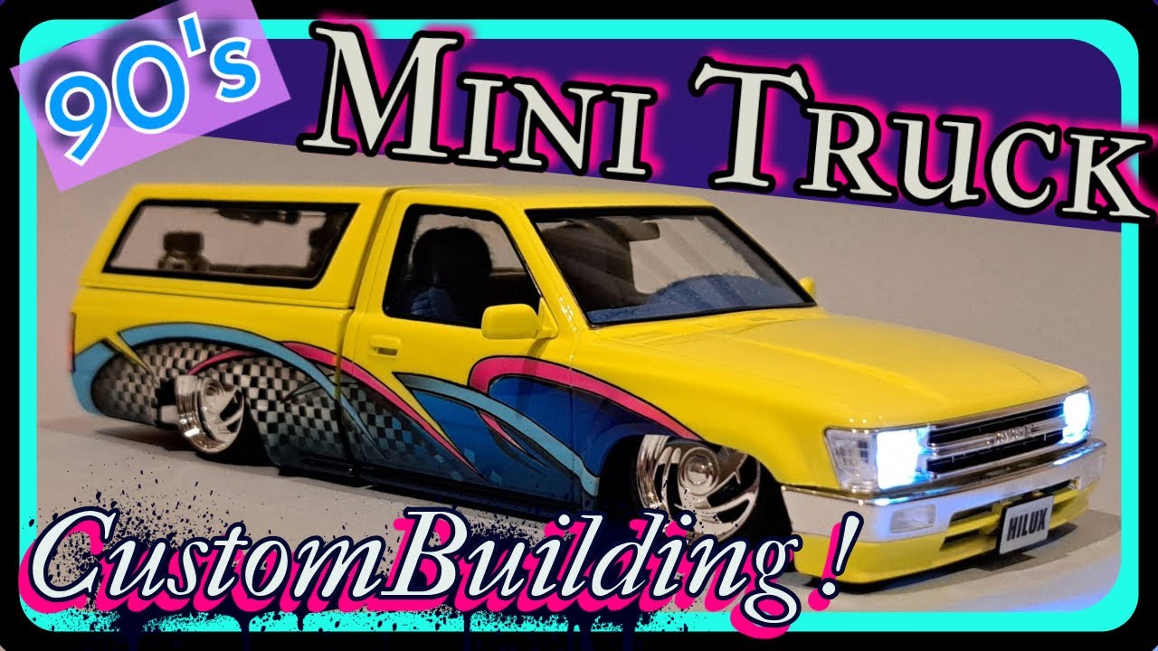 Building the Aoshima Toyota Mini Truck. Model Car Building.