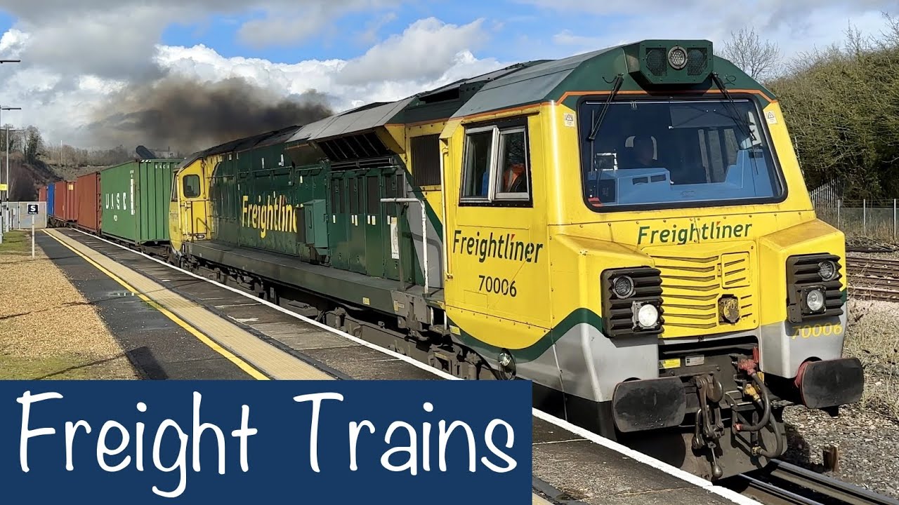 Freight Trains at Micheldever, SWML, 18/3/2023 | Boom Trainspots