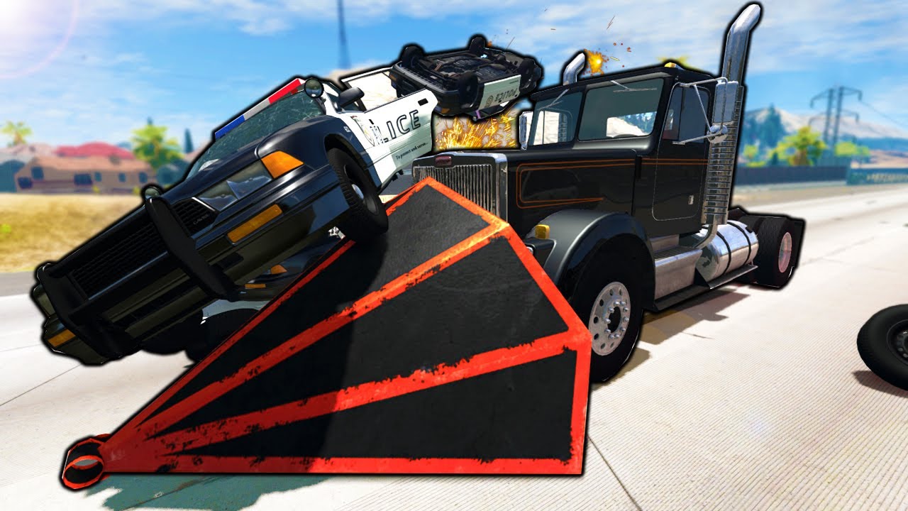 WE HAD THE BIGGEST ONLINE POLICE CHASE EVER! - BeamNG Multiplayer Mod Gameplay (Police Escape)