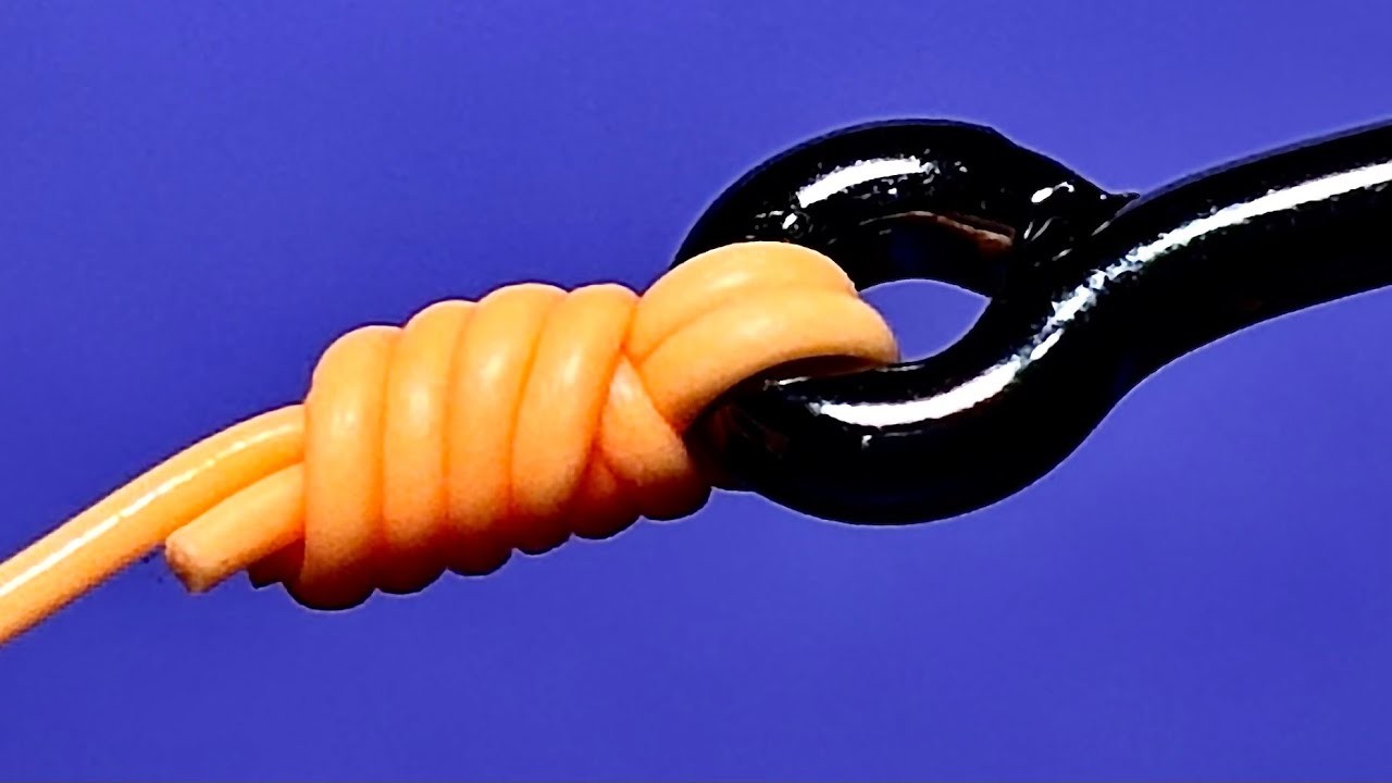 SUPER STRONG fishing knot for hook & braid | BEST knot ever? - IMPROVED Uni Knot | Double Uni Knot