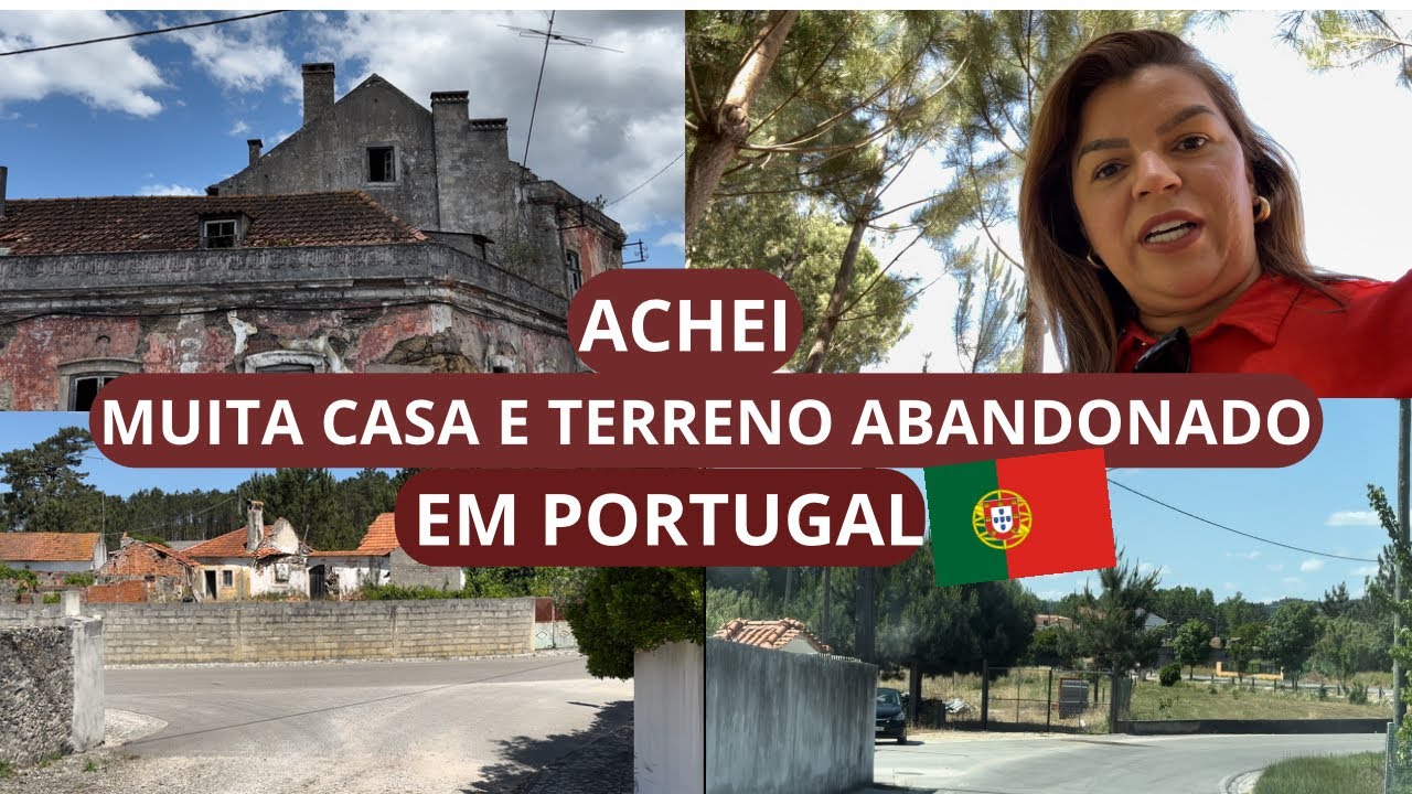 CASAS e TERRENOS VAZIOS, ABANDONADOS E NINGUÉM QUER EM PORTUGAL 🇵🇹