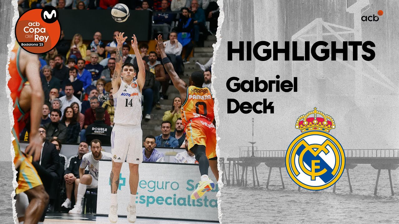 Determinante GABY DECK en la VICTORIA del Real Madrid | Copa del Rey Badalona 2023