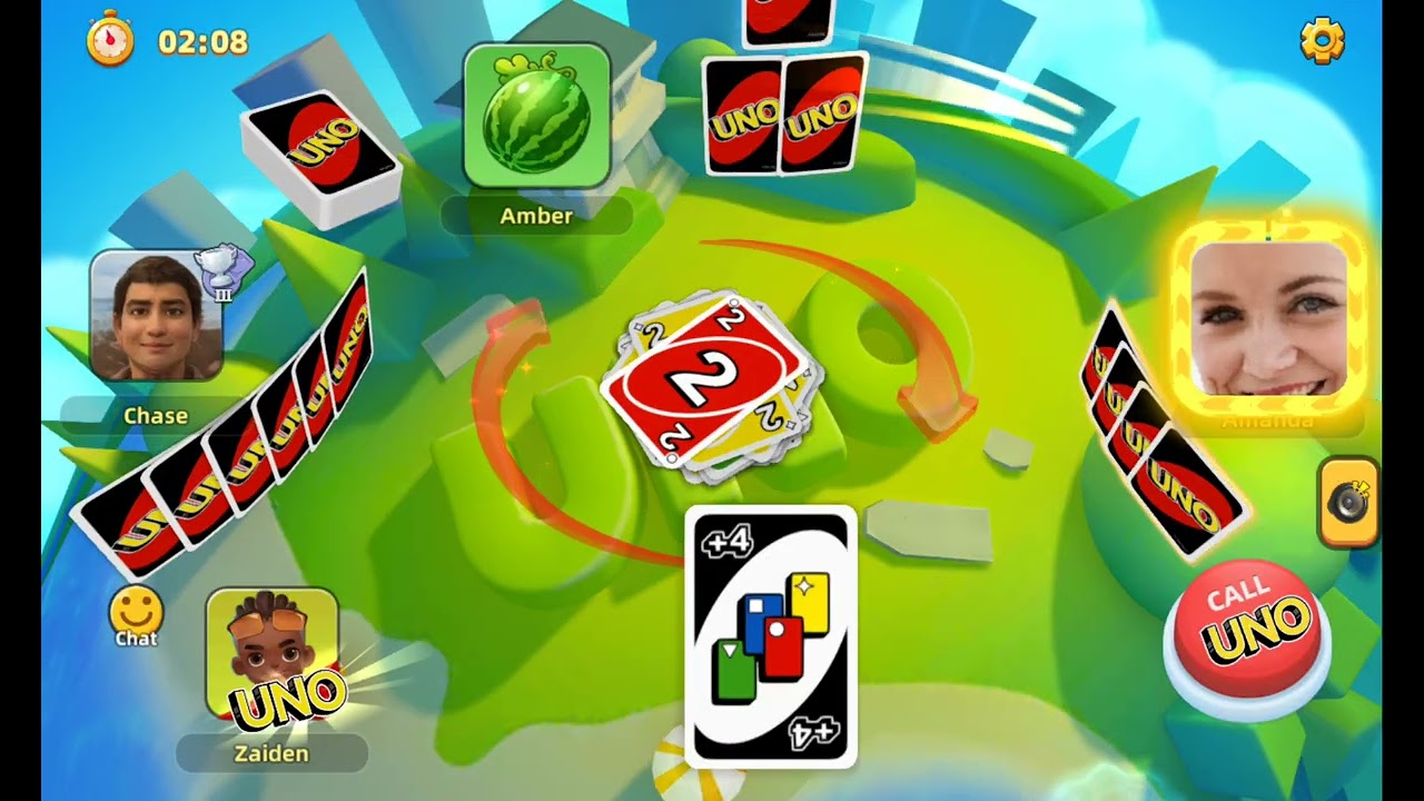 Playing uno