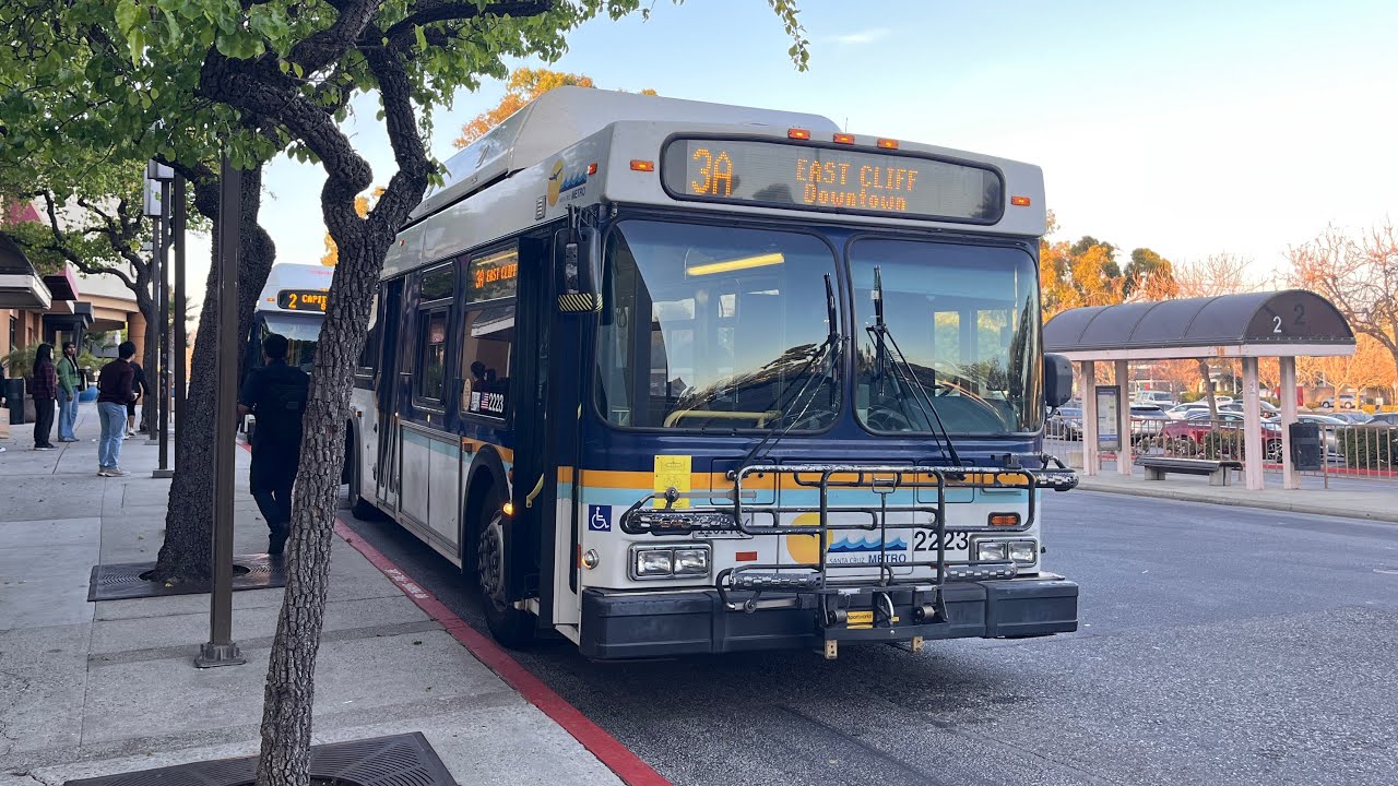 ⁴ᴷ⁶⁰ Last Moment | Santa Cruz Metro 2003 New Flyer C35LF #2223 on Route 3B