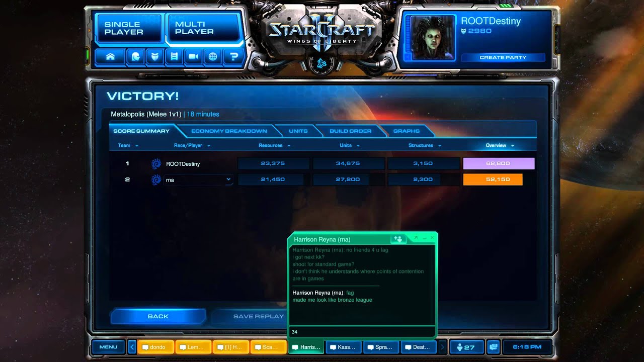 Destiny arguing with Nate's mom - Starcraft 2