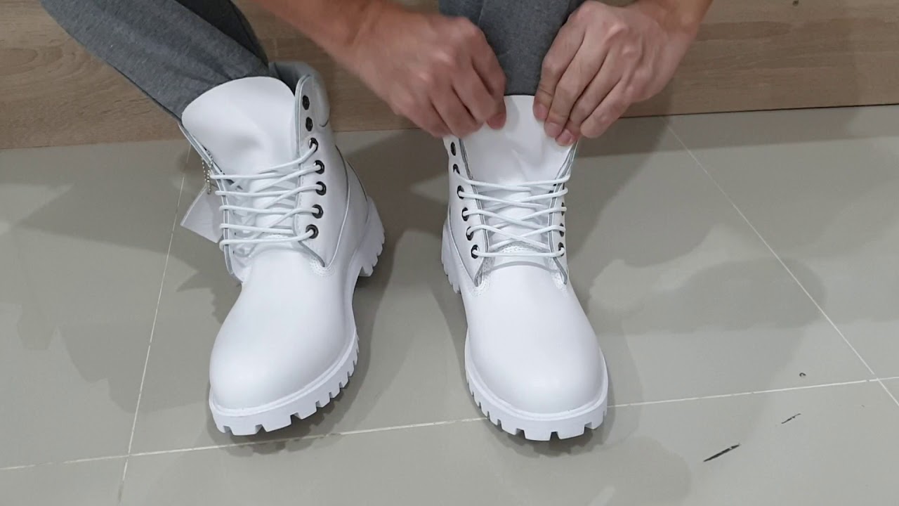 Lacing Timberland Boot