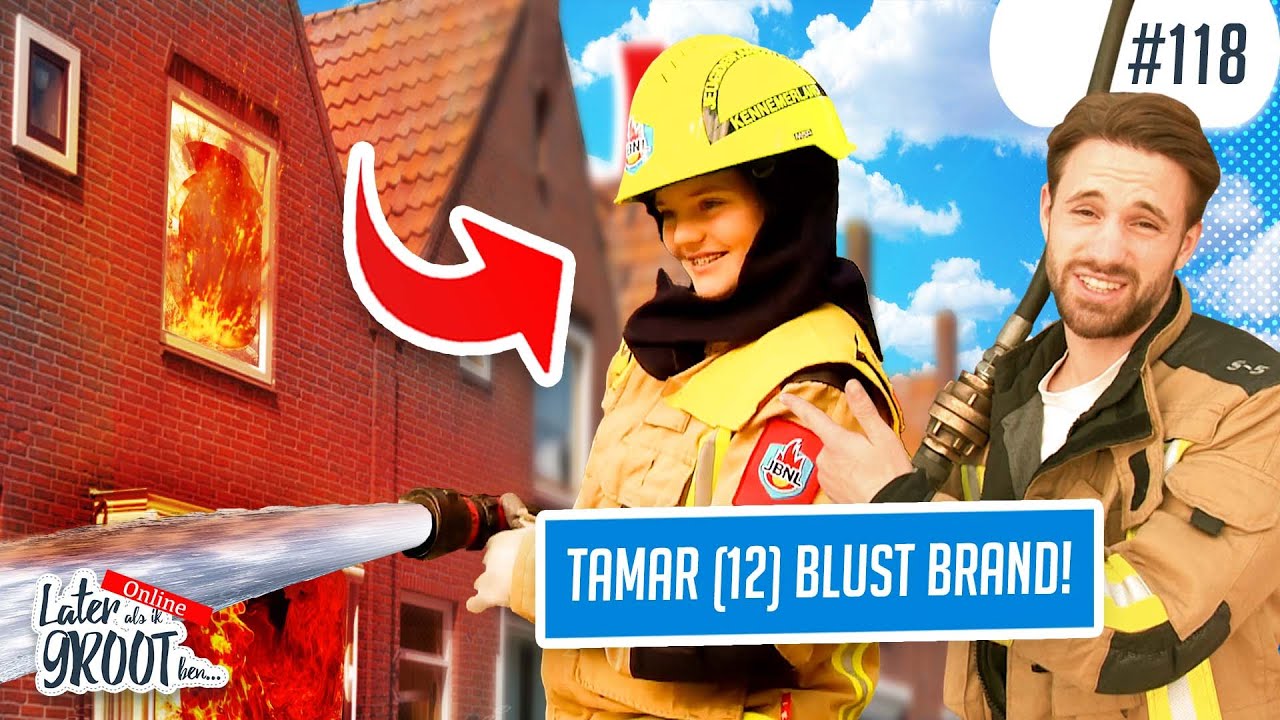Een Dag Als BRANDWEER: Tamar (12) Redt Levens