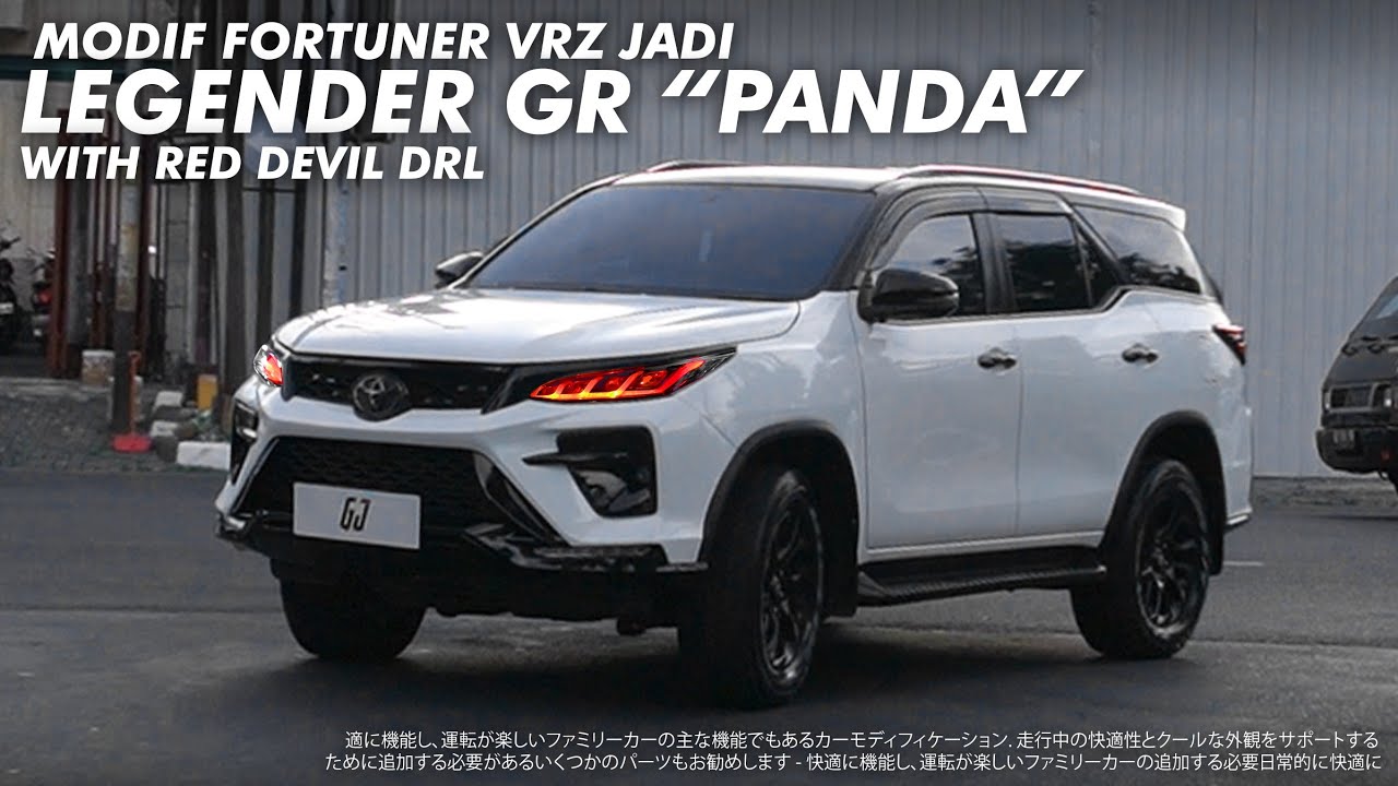 MODIF FORTUNER 2017 JADI LEGENDER GR -- MAKIN KEREN DENGAN RED EYES !!!
