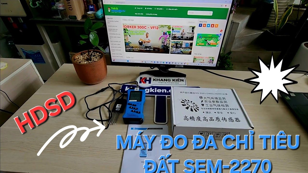HƯỚNG DẪN SỬ DỤNG MÁY ĐO DINH DƯỠNG  N-P-K TRONG ĐẤT SEM2270