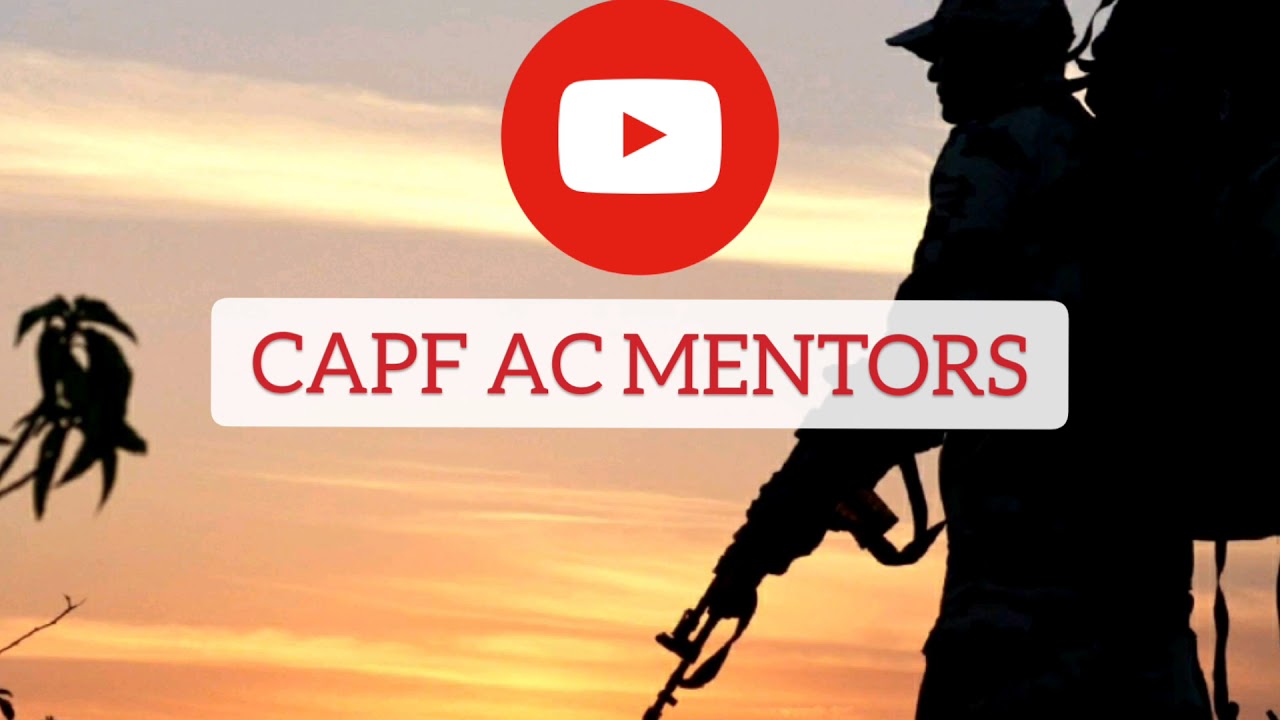 CAPF AC MENTORS || JOIN US TODAY ||