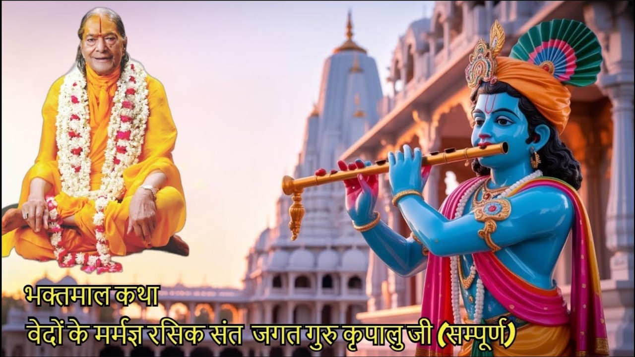 भक्तमाल कथा : वेदों के मर्मज्ञ रसिक संत जगत गुरु कृपालु जी महाराज (सम्पूर्ण)  #merogopal #meregopal
