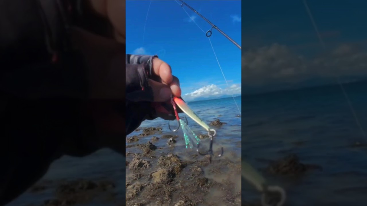 Micro jigging on shore #fishing #shorecastingphilippines