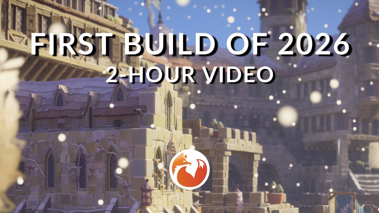 2 Hour ASMR Winter Castle Build | Tiny Glade No Commentary