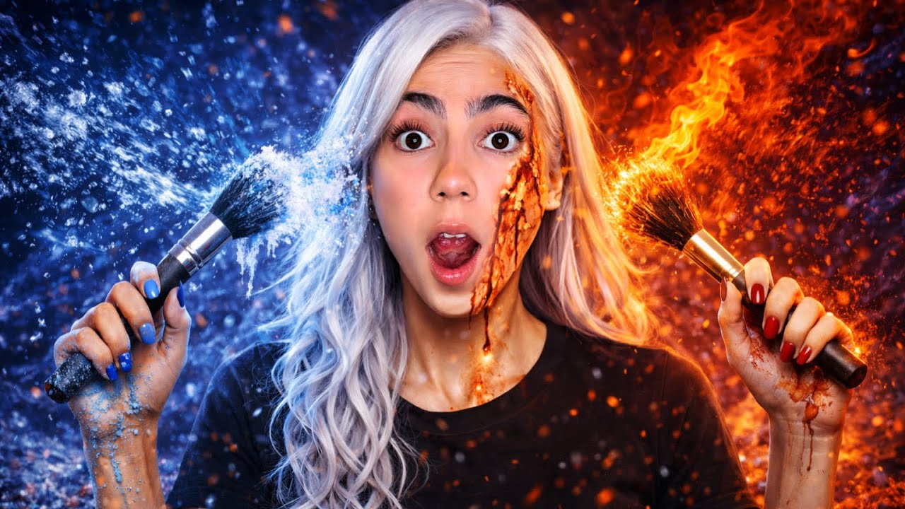 CONGEL&Eacute; Y DERRET&Iacute; TODO MI MAQUILLAJE - &iquest;Qui&eacute;n ganar&aacute;?