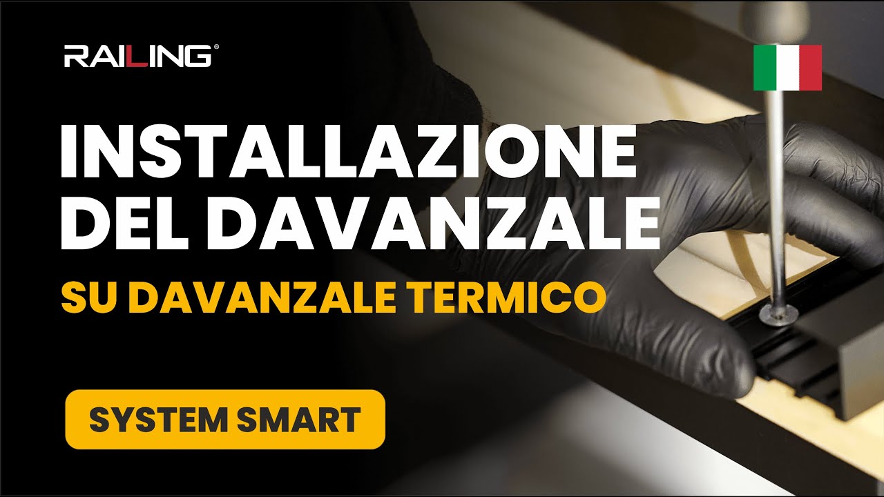 SYSTEM SMART su davanzale termico – installazione dei davanzali esterni passo dopo passo | RAILING